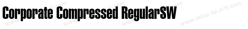 Corporate Compressed RegularSWFTE字体转换